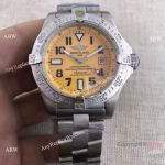 NEW Style Replica Breitling Avenger Orange Dial Silver Steel Watch_th.jpg